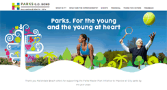 Desktop Screenshot of gohallandaleparks.com